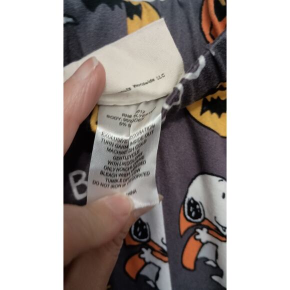 $Snoopy Peanuts Nite Nite Munki Munki  Comfy grey casual pantsHalloween festive - Picture 5 of 6